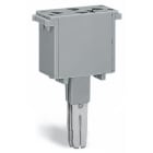WAGO ELETTRONICA - Custodia vuota a innesto.larghezza 10 mm.Tipo 4.grigio