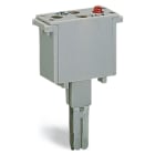 WAGO ELETTRONICA - Componente ad innesto.2 poli.LED rosso.grigio