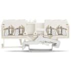 WAGO ELETTRONICA - Morsetto per cavi schermati per 4 conduttori.2,5 mm².marcatura centrale.bianco
