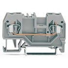 WAGO ELETTRONICA - Morsetto passante per 2 conduttori.2,5 mm².marcatura centrale.grigio