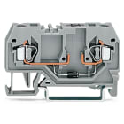 WAGO ELETTRONICA - Morsetto per componente.2 conduttori.con diodo 1N4007.grigio