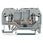 WAGO ELETTRONICA - Morsetto per componente.2 conduttori.con diodo 1N4007.grigio