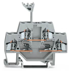 WAGO ELETTRONICA - Morsetto per componente.a due piani.con 2 diodi 1N4007.grigio