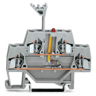 WAGO ELETTRONICA - Morsetto per componente.a due piani.LED rosso.grigio 280-943/281-434