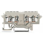 WAGO ELETTRONICA - Morsetto a doppio potenziale.2,5 mm².adatto per applicazioni Ex e II.grigio chiaro