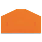 WAGO ELETTRONICA - Piastra di separazione.spessore 2 mm.sporgente.arancione 281-318