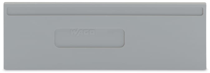 WAGO ELETTRONICA - Piastra di separazione.spessore 2 mm.sporgente.grigio