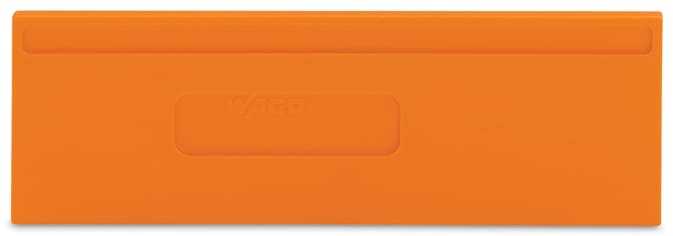 WAGO ELETTRONICA - Piastra di separazione.spessore 2 mm.sporgente.arancione