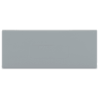 WAGO ELETTRONICA - Piastra di separazione.spessore 2 mm.sporgente.grigio