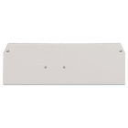 WAGO ELETTRONICA - Piastra terminale e intermedia.spessore 2,5 mm.grigio chiaro