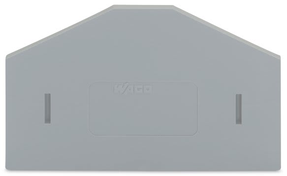 WAGO ELETTRONICA - Piastra di separazione.spessore 2 mm.sporgente.grigio