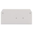 WAGO ELETTRONICA - Piastra terminale e intermedia.spessore 2,5 mm.grigio chiaro
