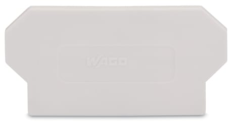 WAGO ELETTRONICA - Piastra di separazione.spessore 2 mm.sporgente.grigio chiaro