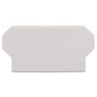 WAGO ELETTRONICA - Piastra di separazione.spessore 2 mm.sporgente.grigio chiaro