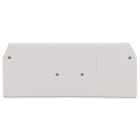 WAGO ELETTRONICA - Piastra terminale e intermedia.spessore 2,5 mm.grigio chiaro 281-355