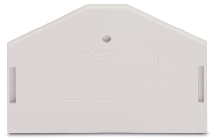 WAGO ELETTRONICA - Piastra terminale e intermedia.spessore 2,5 mm.grigio chiaro 281-357