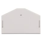 WAGO ELETTRONICA - Piastra terminale e intermedia.spessore 2,5 mm.grigio chiaro 281-357