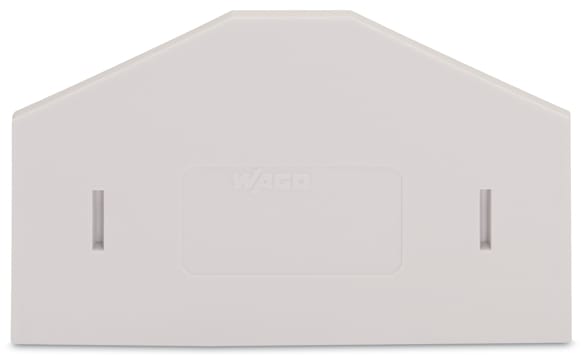 WAGO ELETTRONICA - Piastra di separazione.spessore 2 mm.sporgente.grigio chiaro