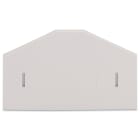 WAGO ELETTRONICA - Piastra di separazione.spessore 2 mm.sporgente.grigio chiaro 281-358