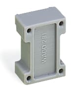 WAGO ELETTRONICA - Modulo cieco.modulare.per saltare morsetti ponticellati.grigio