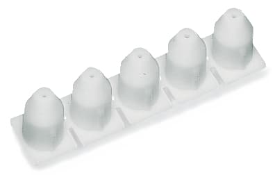 WAGO ELETTRONICA - Fermaisolante.0,08 - 0,2 mm² "r" (0,14 mm² "f").5 pezzi/striscia.bianco 281-470