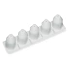 WAGO ELETTRONICA - Fermaisolante.0,08 - 0,2 mm² "r" (0,14 mm² "f").5 pezzi/striscia.bianco