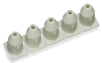 WAGO ELETTRONICA - Fermaisolante.0,25 - 0,5 mm².5 pezzi/striscia.grigio chiaro