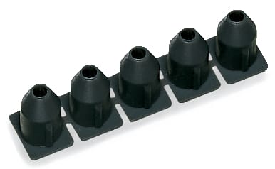 WAGO ELETTRONICA - Fermaisolante.0,75 - 1,5 mm².5 pezzi/striscia.grigio scuro 281-472