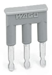 WAGO ELETTRONICA - Ponticello.3 poli.isolato.grigio