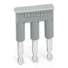 WAGO ELETTRONICA - Ponticello.3 poli.isolato.grigio