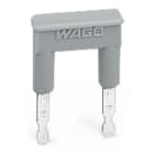 WAGO ELETTRONICA - Ponticello.2 poli.isolato.grigio