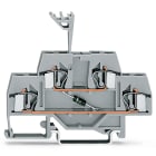WAGO ELETTRONICA - Morsetto per componente.a due piani.con diodo 1N4007.grigio