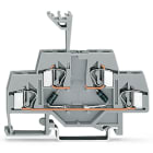 WAGO ELETTRONICA - Morsetto per componente.a due piani.con 2 diodi 1N4007.grigio