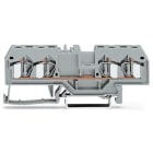 WAGO ELETTRONICA - Morsetto passante per 4 conduttori.4 mm².marcatura centrale.grigio