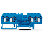 WAGO ELETTRONICA - Morsetto passante per 4 conduttori.4 mm².adatto per applicazioni Ex-i.blu