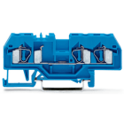 WAGO ELETTRONICA - Morsetto passante per 3 conduttori.4 mm².adatto per applicazioni Ex-i.blu