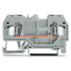 WAGO ELETTRONICA - Morsetto passante per 2 conduttori.4 mm².marcatura centrale.grigio