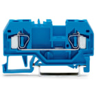 WAGO ELETTRONICA - Morsetto passante per 2 conduttori.4 mm².adatto per applicazioni Ex-i.blu