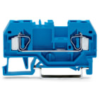 WAGO ELETTRONICA - Morsetto passante per 2 conduttori.4 mm².adatto per applicazioni Ex-i.blu