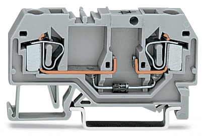 WAGO ELETTRONICA - Morsetto per componente.2 conduttori.con diodo 1N4007.grigio