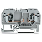 WAGO ELETTRONICA - Morsetto per componente.2 conduttori.con diodo 1N4007.grigio