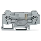 WAGO ELETTRONICA - Morsetto passante per 2 conduttori.6 mm².con opzione per prova.grigio