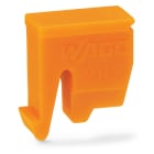 WAGO ELETTRONICA - Blocco.impedisce la chiusura del cursore sezionatore.tipo inserzione a scatto.arancione
