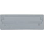 WAGO ELETTRONICA - Piastra di separazione.spessore 2 mm.sporgente.grigio