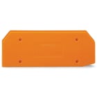 WAGO ELETTRONICA - Piastra terminale e intermedia.spessore 4 mm.arancione