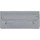 WAGO ELETTRONICA - Piastra di separazione.spessore 2 mm.sporgente.grigio 282-326