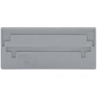 WAGO ELETTRONICA - Piastra di separazione.spessore 2 mm.sporgente.grigio