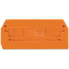 WAGO ELETTRONICA - Piastra terminale e intermedia.spessore 2,5 mm.arancione