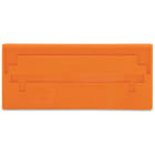 WAGO ELETTRONICA - Piastra di separazione.spessore 2 mm.sporgente.arancione
