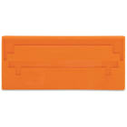 WAGO ELETTRONICA - Piastra di separazione.spessore 2 mm.sporgente.arancione